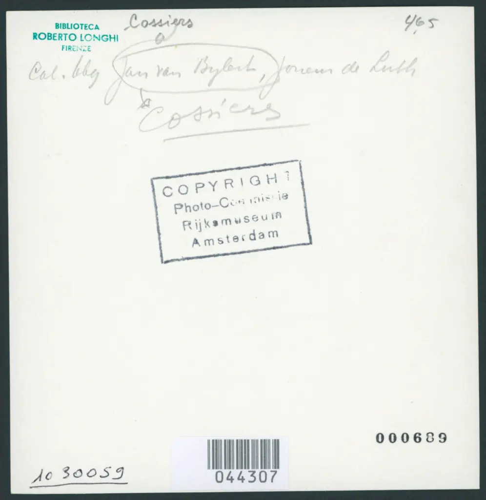 Cossiers Jan - sec. XVII - Suonatore di liuto