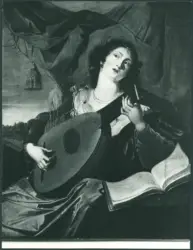 Cossiers Jan - sec. XVII - Suonatrice di liuto