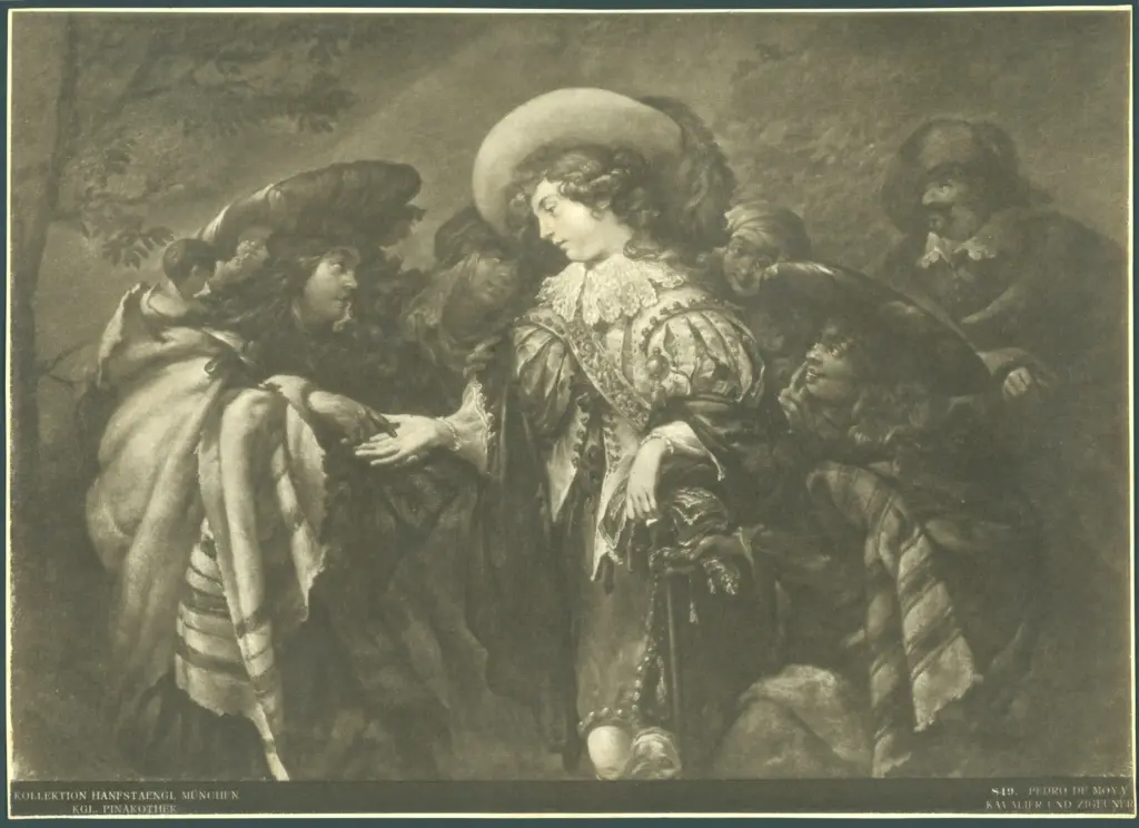 Zingara che legge la mano