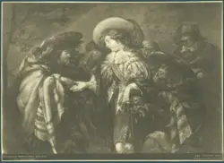Kgl. Pinakothek. Pedro de Moya. Kavalier und Zigeuner