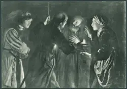Georges de La Tour (Ecole de). (1593-1652). Le Reniement de St-Pierre