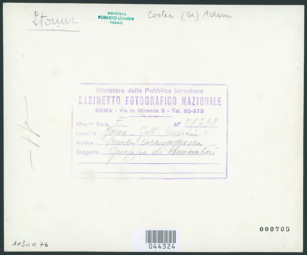 Roma. Gall. Corsini. Scuola caravaggesca. Gruppo di suonatori