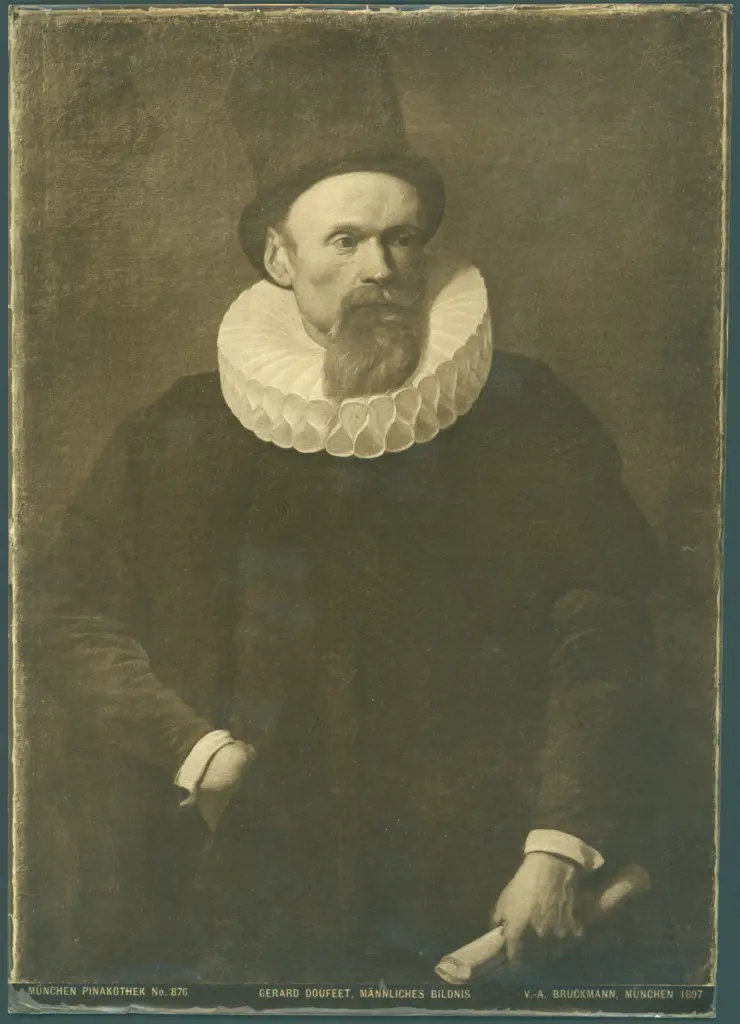 München Pinakothek No. 876. Gerard Doufeet, Männliches Bildnis