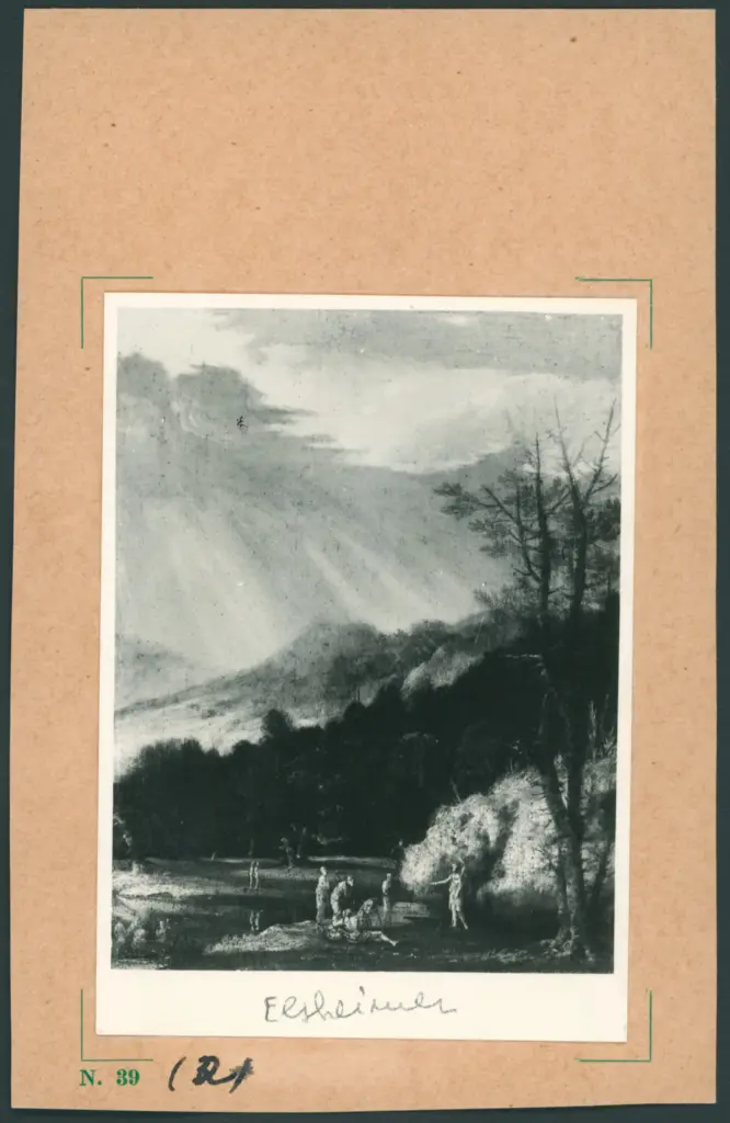 Paesaggio con predica di san Giovanni Battista