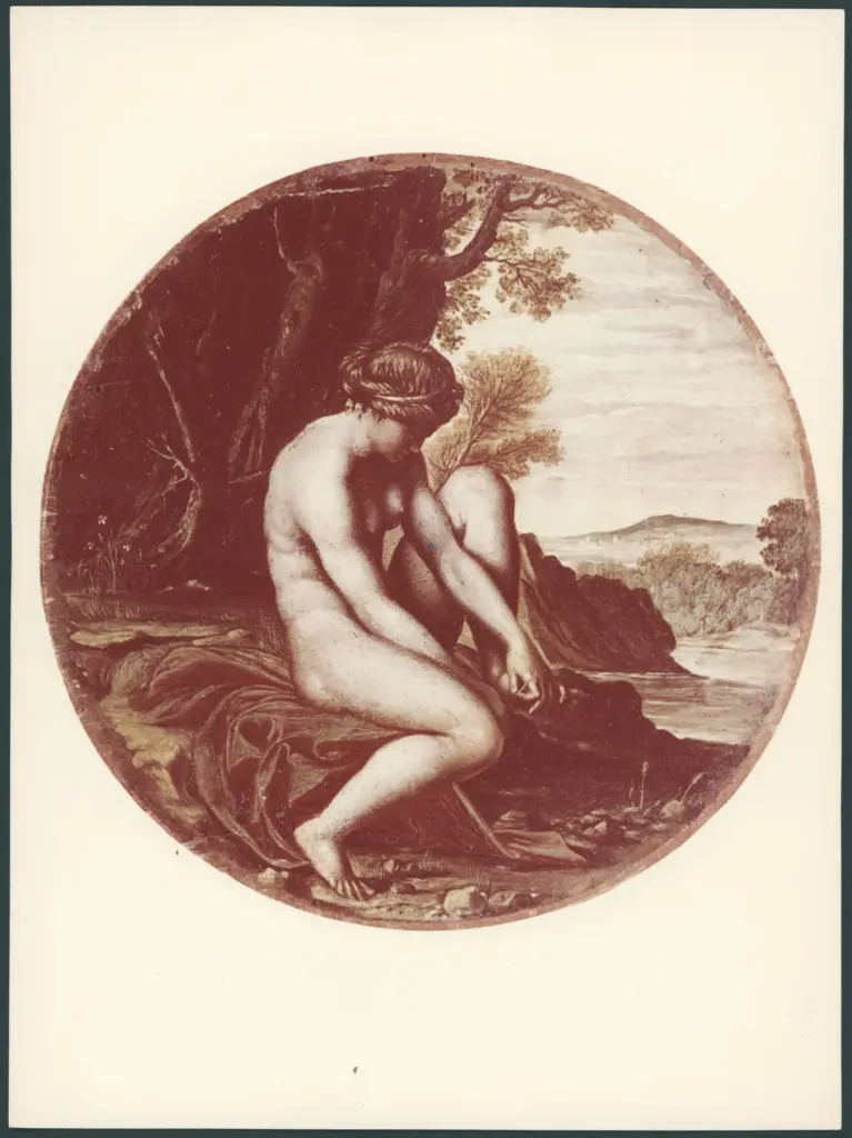 Venere si toglie la spina di una rosa da un piede