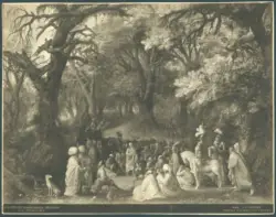 Kgl. Pinakothek. A. Elsheimer. Predigt Johannes des Täufers
