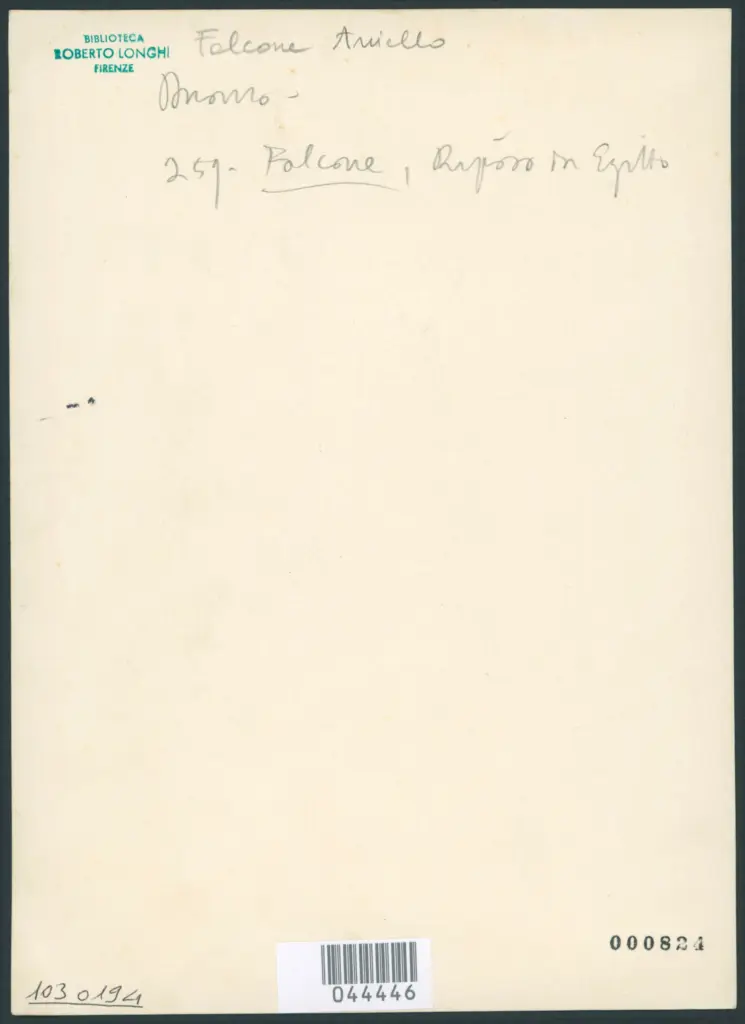 Falcone Aniello - sec. XVII - Riposo nella fuga in Egitto