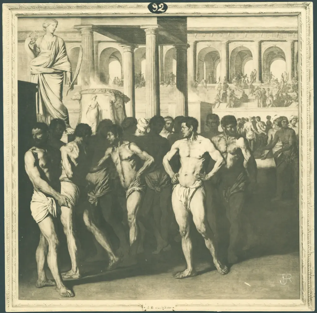 Codazzi Viviano ; Falcone Aniello - sec. XVII - Gladiatori