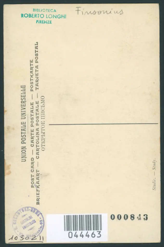 Finsonius (Ludovic). - Étude.