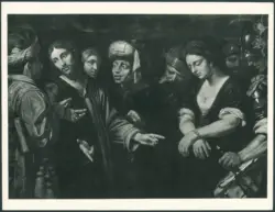 Finson Louis - sec. XVII - Cristo e l'adultera