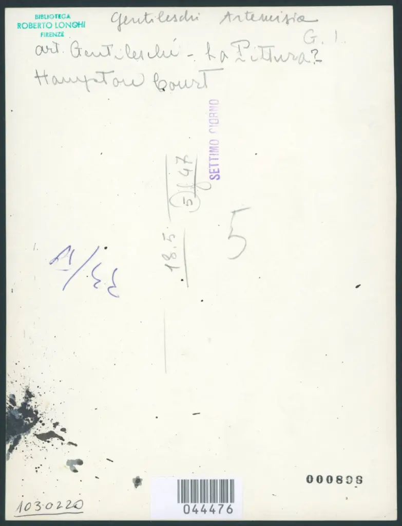 Gentileschi Artemisia - sec. XVII - Autoritratto di Artemisia Gentileschi in veste di Allegoria della Pittura