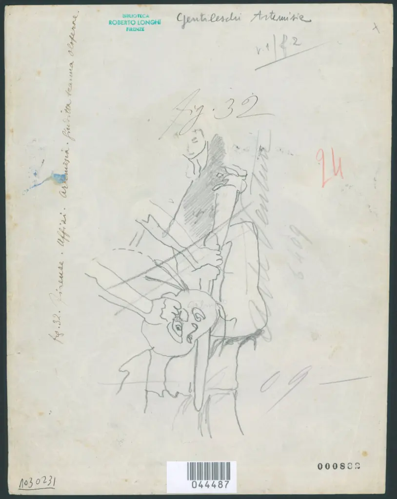 Firenze. Galleria Uffizi. Giuditta ed Oloferne; Artemisia Gentileschi.