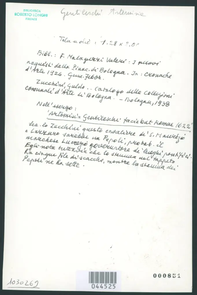 Gentileschi Artemisia - sec. XVII - Ritratto di condottiero