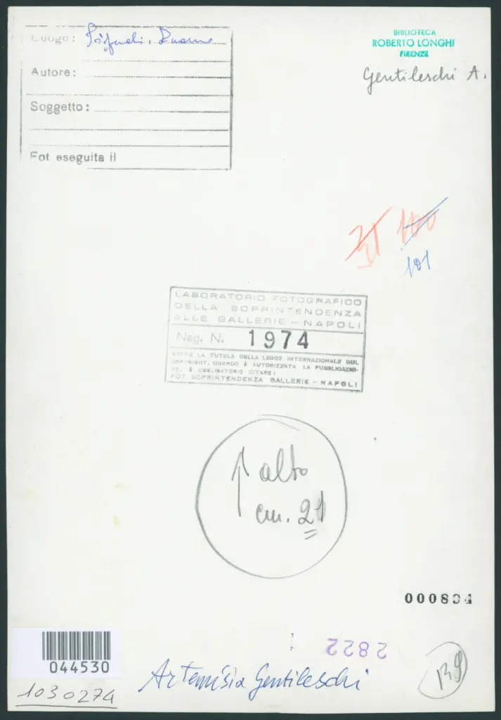 Gentileschi Artemisia - sec. XVII - San Gennaro e i compagni gettati nell'arena ammansiscono le belve