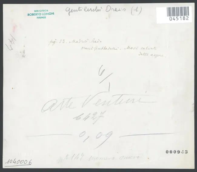 Gentileschi Orazio - sec. XVII - Mosè consegnato alla figlia del faraone