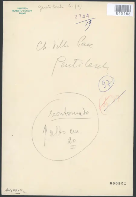 Gentileschi Orazio - sec. XVII - Battesimo di Cristo