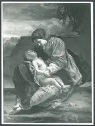 Gentileschi Orazio - sec. XVI/ XVII - Madonna con Bambino