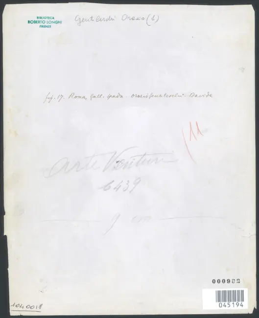 Roma - Palazzo Spada - Galleria. David con la testa di Golia. (Amerighi detto Caravaggio).