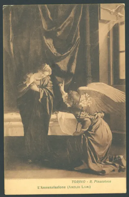 Torino - R. Pinacoteca. L'Annunciazione (Amelio Lomi)