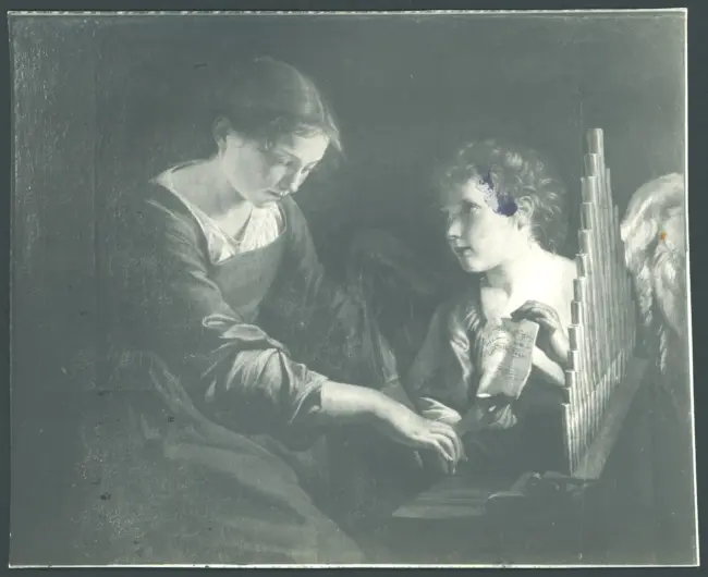 Gentileschi Orazio - sec. XVII - Santa Cecilia e un angelo