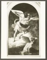 Gentileschi Orazio - sec. XVI/ XVII - San Michele Arcangelo combatte contro Satana