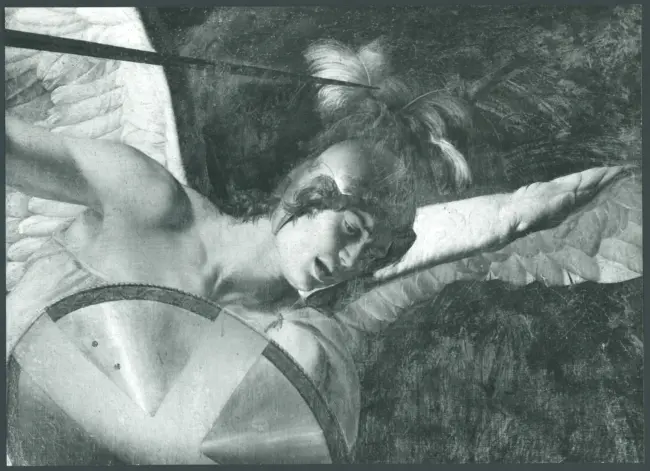 Gentileschi Orazio - sec. XVI/ XVII - San Michele Arcangelo combatte contro Satana