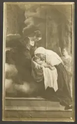 Gentileschi Orazio - sec. XVII - Santa Francesca Romana riceve Gesù Bambino dalla Madonna