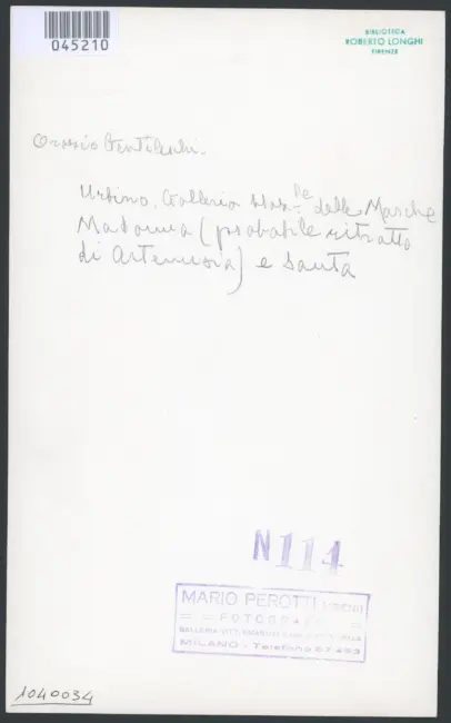 Gentileschi Orazio - sec. XVII - Santa Francesca Romana riceve Gesù Bambino dalla Madonna