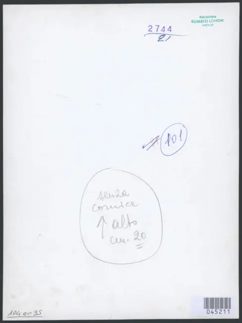 Fabriano - Proprietà Rosei. La Vergine e S. Chiara. (Orazio Gentileschi).