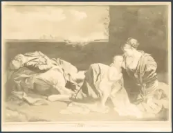 Louvre - Orazio Lomi - Le Repos de la Sainte Famille.