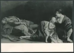 Nach Orazio Gentileschi - Lomi. Die Ruhe auf der Flucht nach Agypten