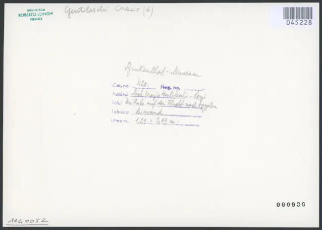 Nach Orazio Gentileschi - Lomi. Die Ruhe auf der Flucht nach Agypten