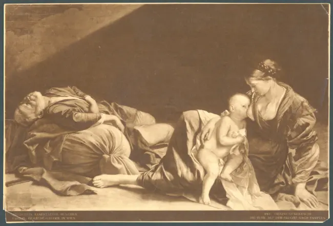 Riposo nella fuga in Egitto