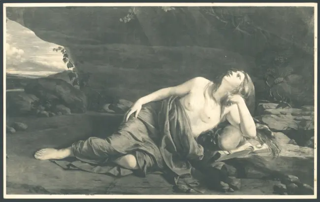 Gentileschi Orazio - sec. XVI/ XVII - Santa Maria Maddalena penitente