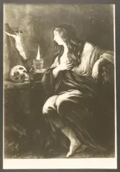 Seghers Gerard (inventore); Massard Jean Baptiste(incisore) - sec. XVIII/ XIX - Santa Maria Maddalena penitente