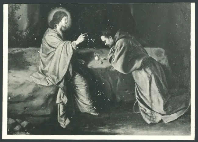 Gentileschi Orazio - sec. XVII - Apparizione di Cristo a san Francesco d'Assisi