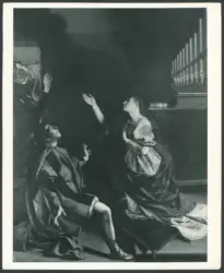 Gentileschi Orazio - sec. XVII - Santa Cecilia e san Valeriano incoronati da un angelo con san Tiburzio