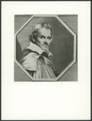 Vorsterman Lucas (inventore) - sec. XVII - Ritratto di Orazio Gentileschi