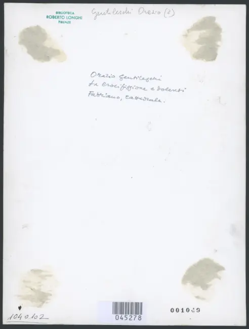 Gentileschi Orazio - sec. XVII - Crocifissione di Cristo con i dolenti e santa Maria Maddalena