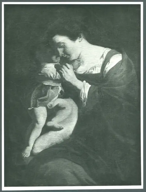Gentileschi Orazio - sec. XVI/ XVII - Madonna con Bambino