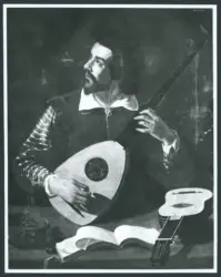Gramatica Antiveduto  - sec. XVII - Suonatore di tiorba