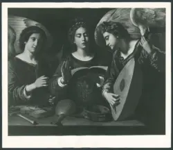 Gramatica Antiveduto  - sec. XVII - Santa Cecilia e due angeli