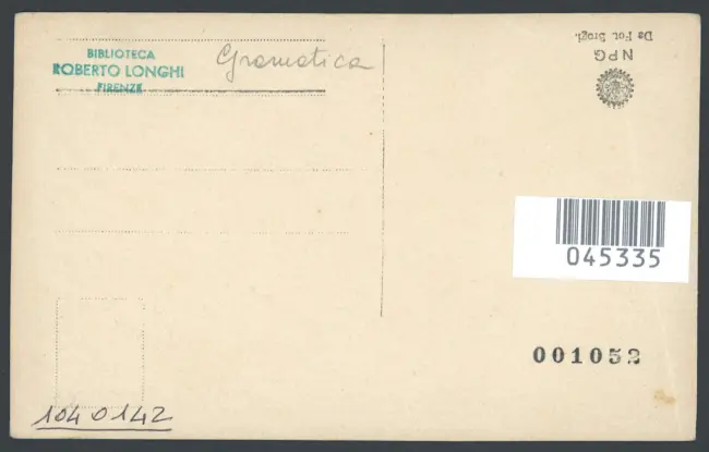 Firenze. Galleria Pitti. La buona ventura; Bartolommeo Manfredi.