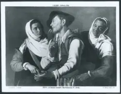 Firenze. Galleria Pitti. La buona ventura; Bartolommeo Manfredi.