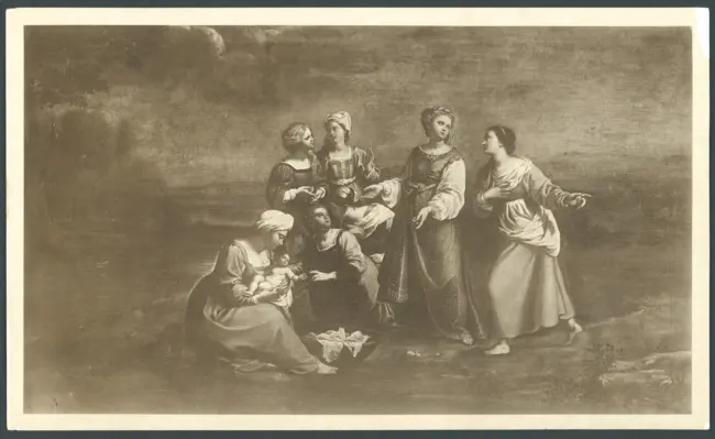 Mosè consegnato alla figlia del faraone