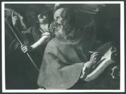 Gramatica Antiveduto  - sec. XVII - San Girolamo scrivente con un angelo