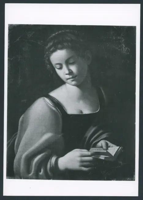 Figura femminile con libro