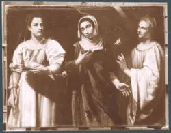 Gramatica Antiveduto  - sec. XVII - Allegoria della Fede, dell'Amore e della Carità (?)