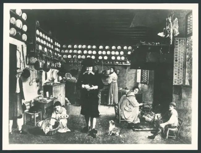 Heimbach Wolfgang - sec. XVII - Interno di cucina con figure