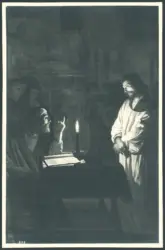 Honthorst Gerrit van (Gherardo delle Notti) - sec. XVII - Cristo davanti a Caifa